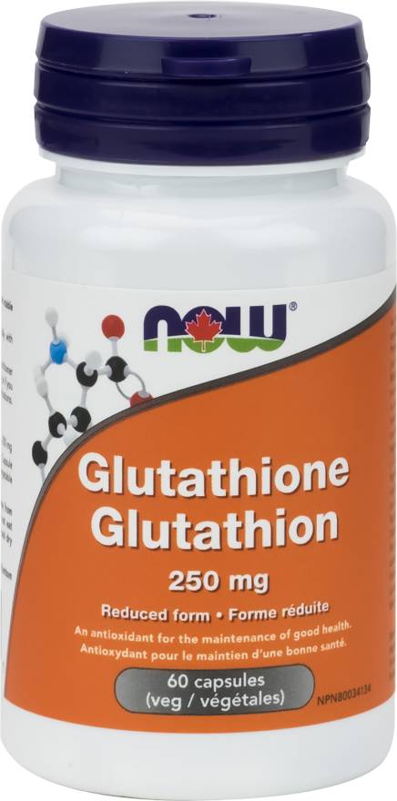 NOW Glutathione Capsules 250 mg (60 units)