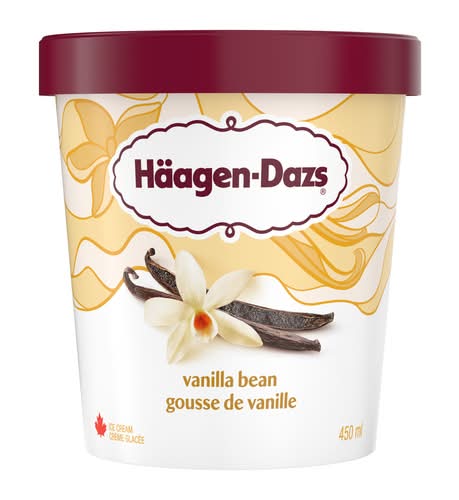Häagen-dazs crème glacée - ice cream (gousse de vanille)