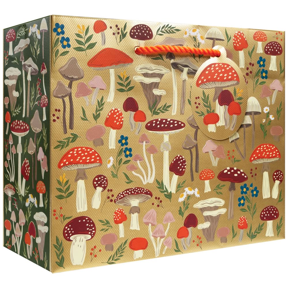 Jillson Roberts Tote Medium Mushroom Forest