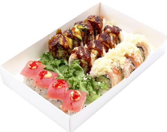 Deluxe Box (served with miso soup)