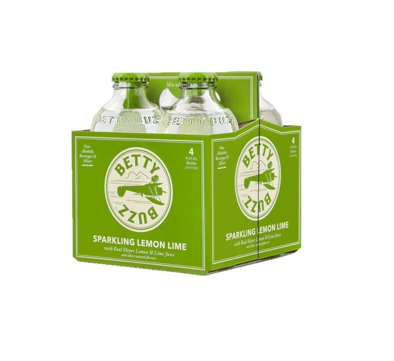 Betty Buzz Lemon Lime 4pk 9oz +CRV