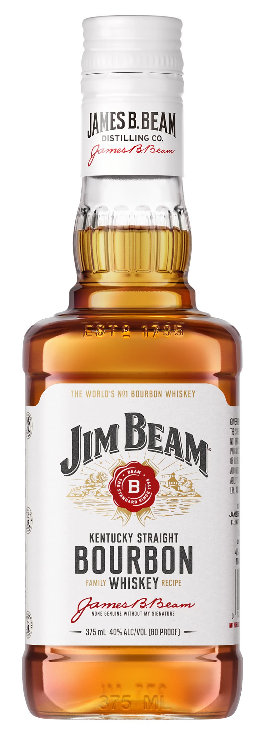 Jim Beam Kentucky Straight Bourbon Whiskey (375 ml)