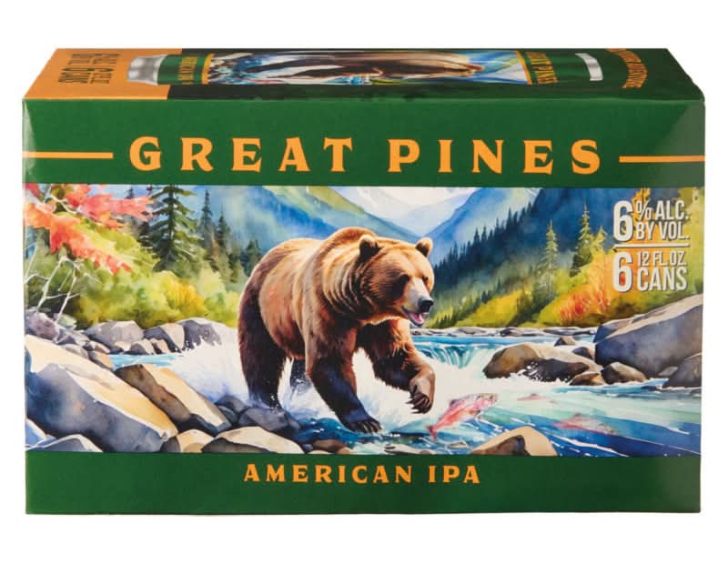 Great Pines American Ipa Beer (6 x 12 fl oz)