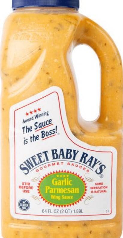 Sweet Baby Ray's - Garlic Parmesan Wing Sauce - 64 oz Bottle (Case of 4)