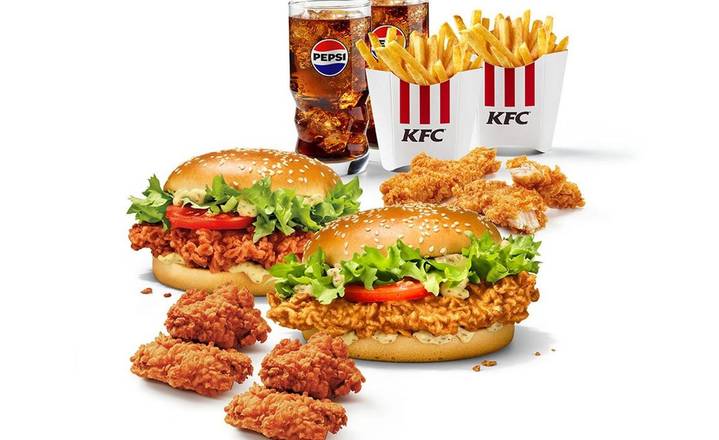 Chicken & Burger combo L