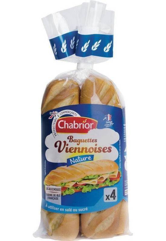 Baguettes viennoises nature - Chabrior