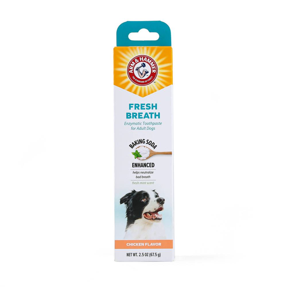 Arm & Hammer Fresh Breath Enzymatic Dog Toothpaste - Chicken (Size: 2.5 Oz)