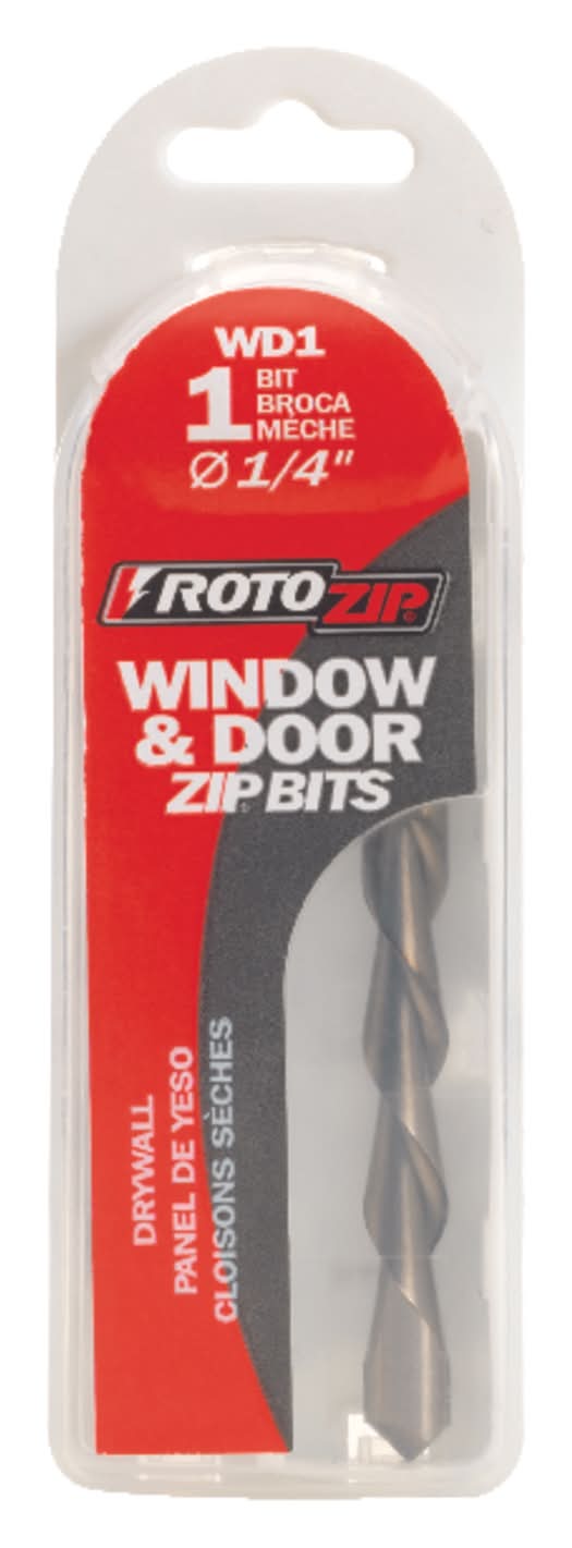 Rotozip 1/4 In. X 1.2 In. L Steel Window/Door Zip Bit 1 Pk
