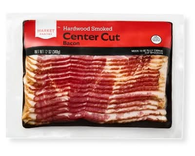 Market Pantry Hardwood Smoked Center Cut Bacon (12 oz)