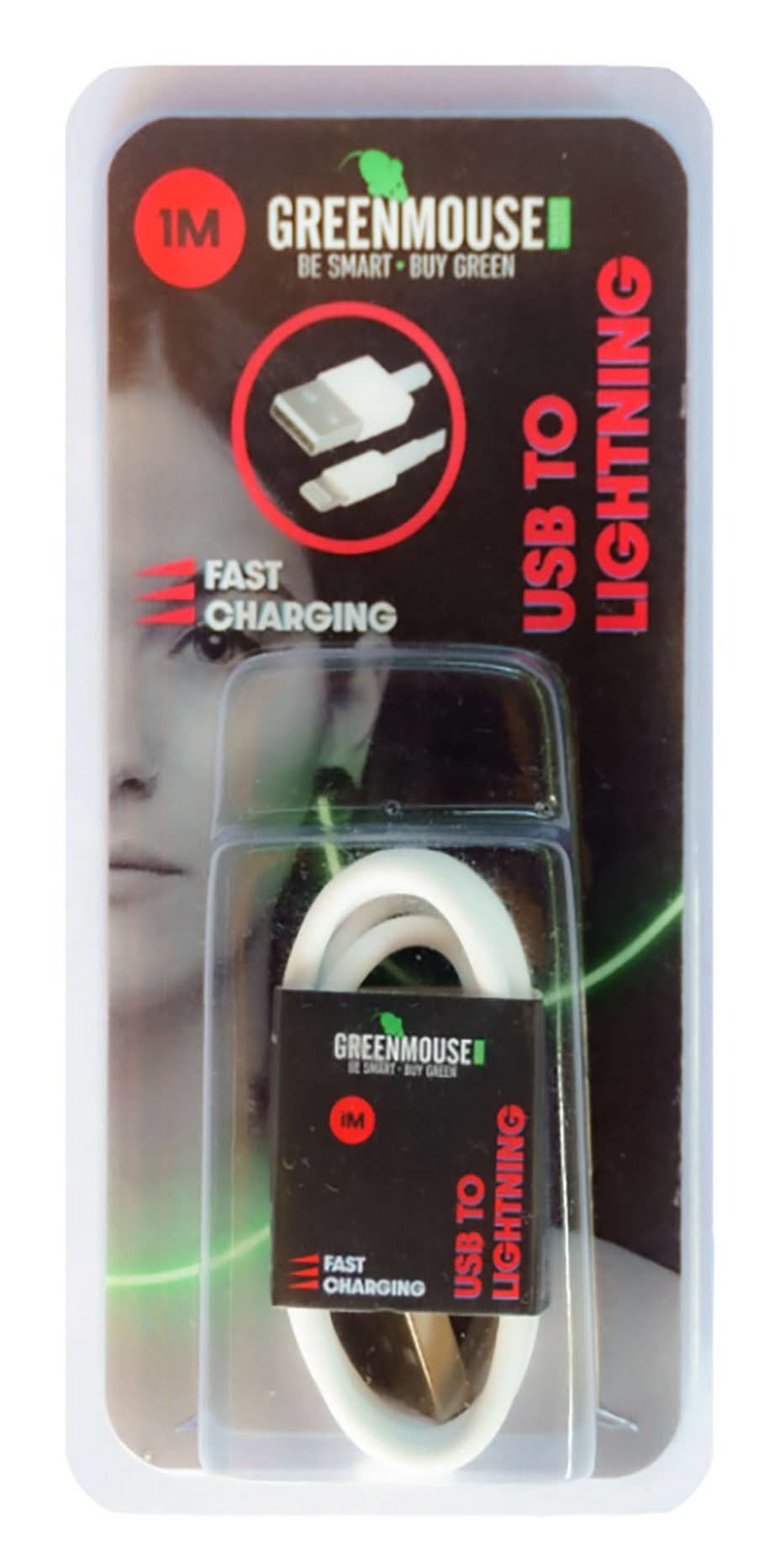 Green Mouse · Cable lightning