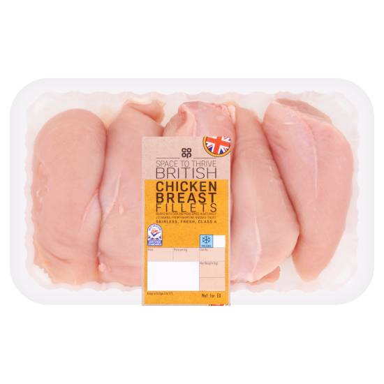 Co-Op British Chicken Breast Fillets 850g