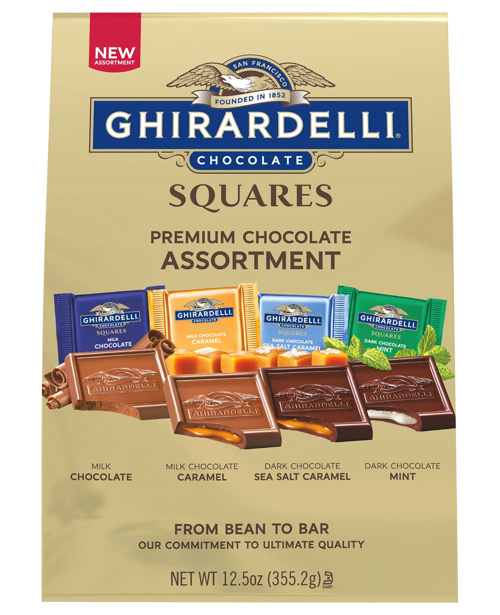 Ghirardelli Squares Premium Chocolates, Assorted (12.5 oz)