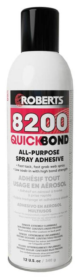 Roberts 8200 Quick Bond All Purpose Adhesive Spray