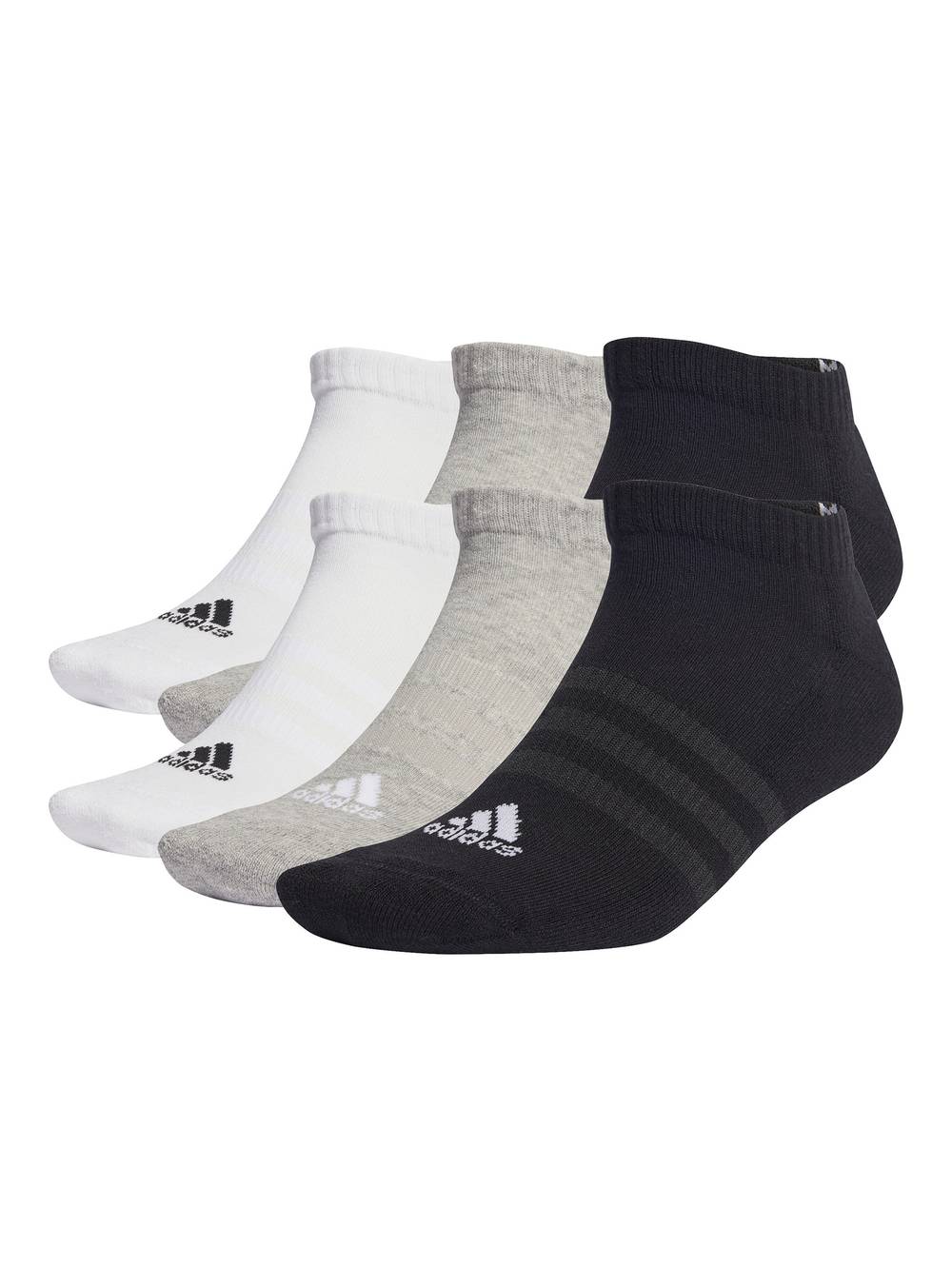 Adidas calcetín sportswear piqui cushioned (talla s/gris)