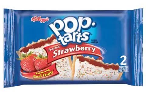 Kellogg's PopTart Frosted Strawberry 3.67oz