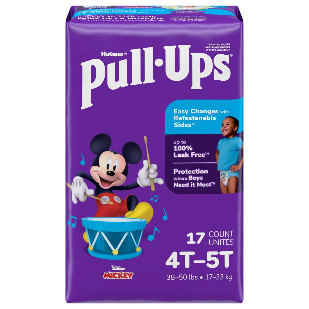 Huggies Pull-Ups Disney Junior Mickey Training Pants, 4T-5T (17 ct)