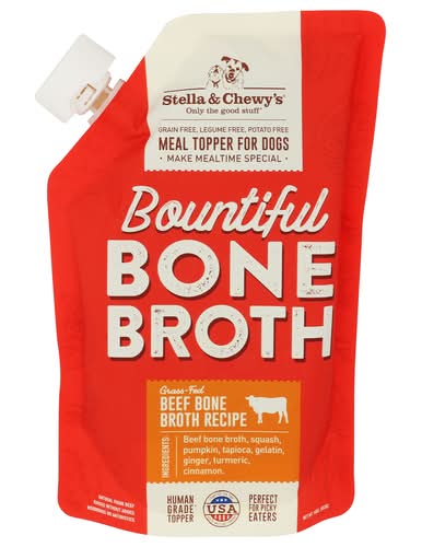 Stella And Chewys Grass-Fed Beef Bountiful Bone Broth Meal Topper For Dogs