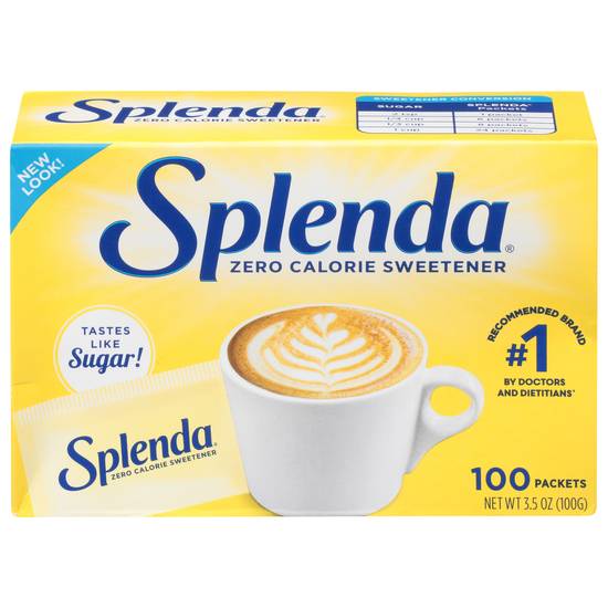 Splenda Zero Calorie Sweetener Packets (100 ct)