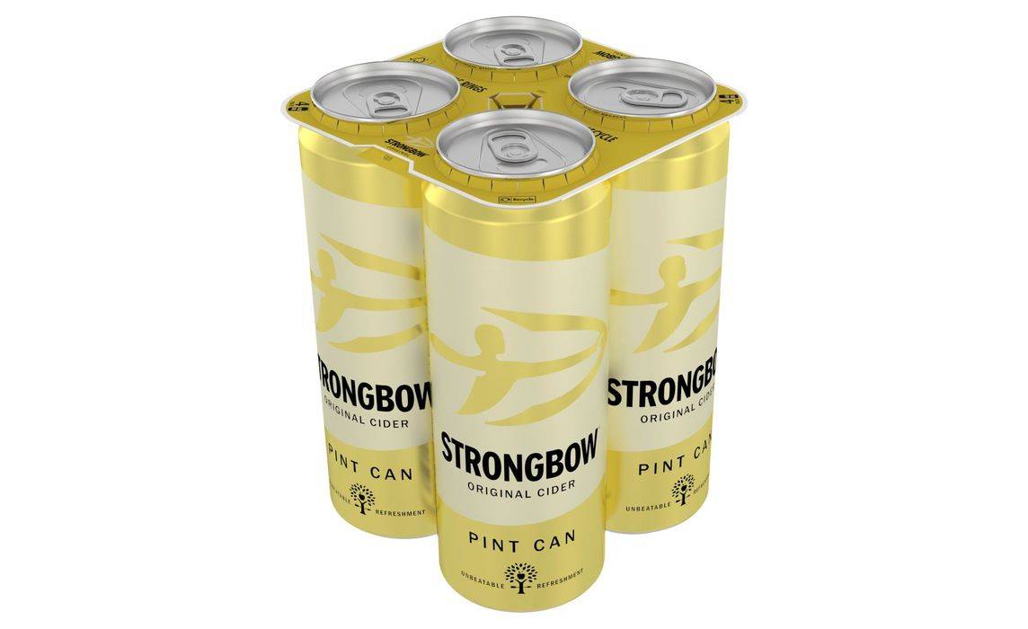 Strongbow Original Cider Cans 4 x 568ml (400085)