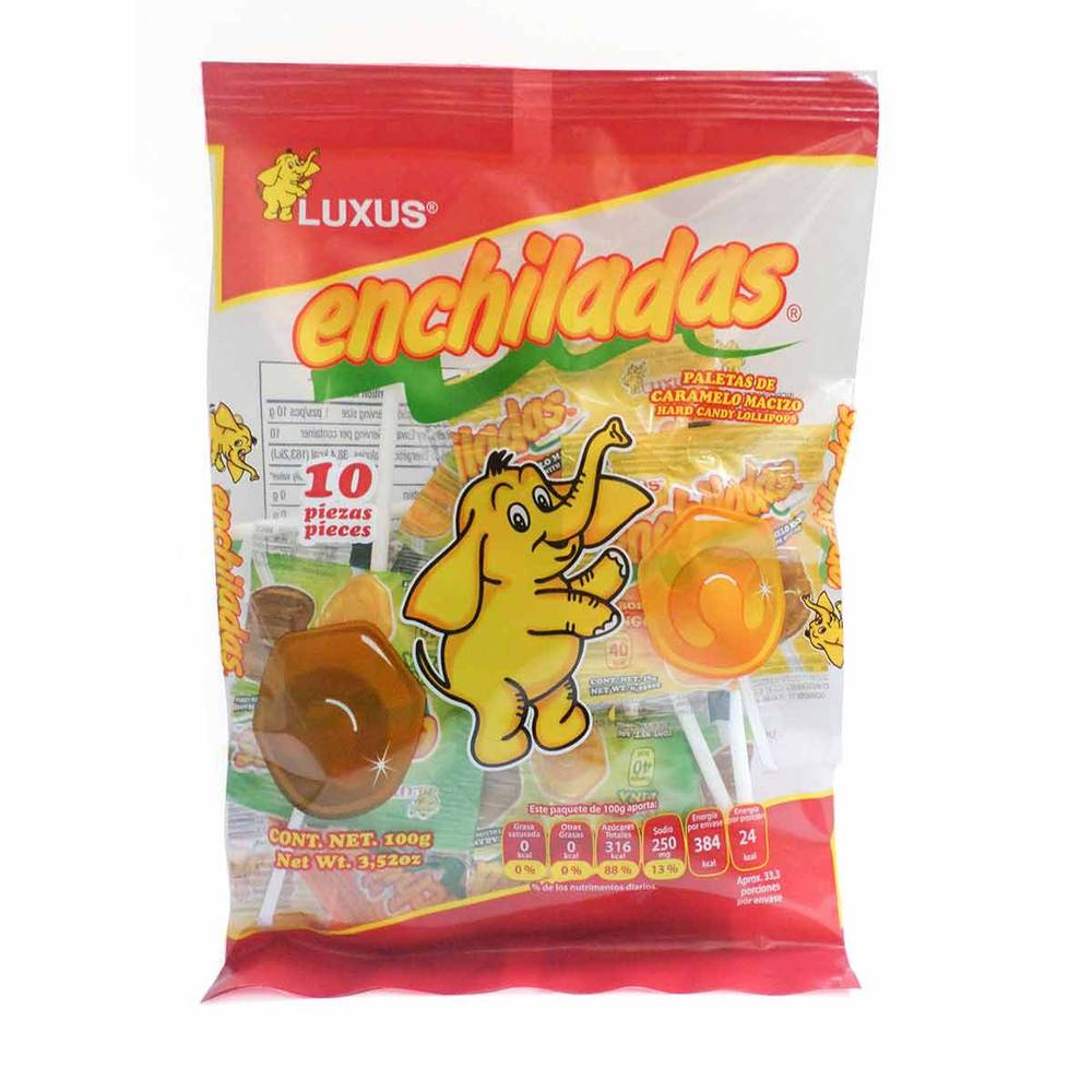 Luxus · Enchiladas paletas de caramelo (100 g)