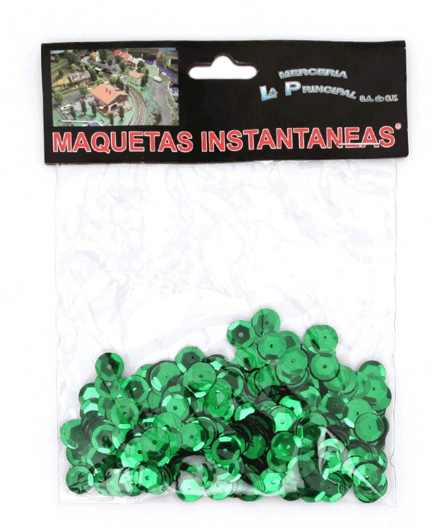 Merceria La Principal · Lentejuela verde bandera (300 g)