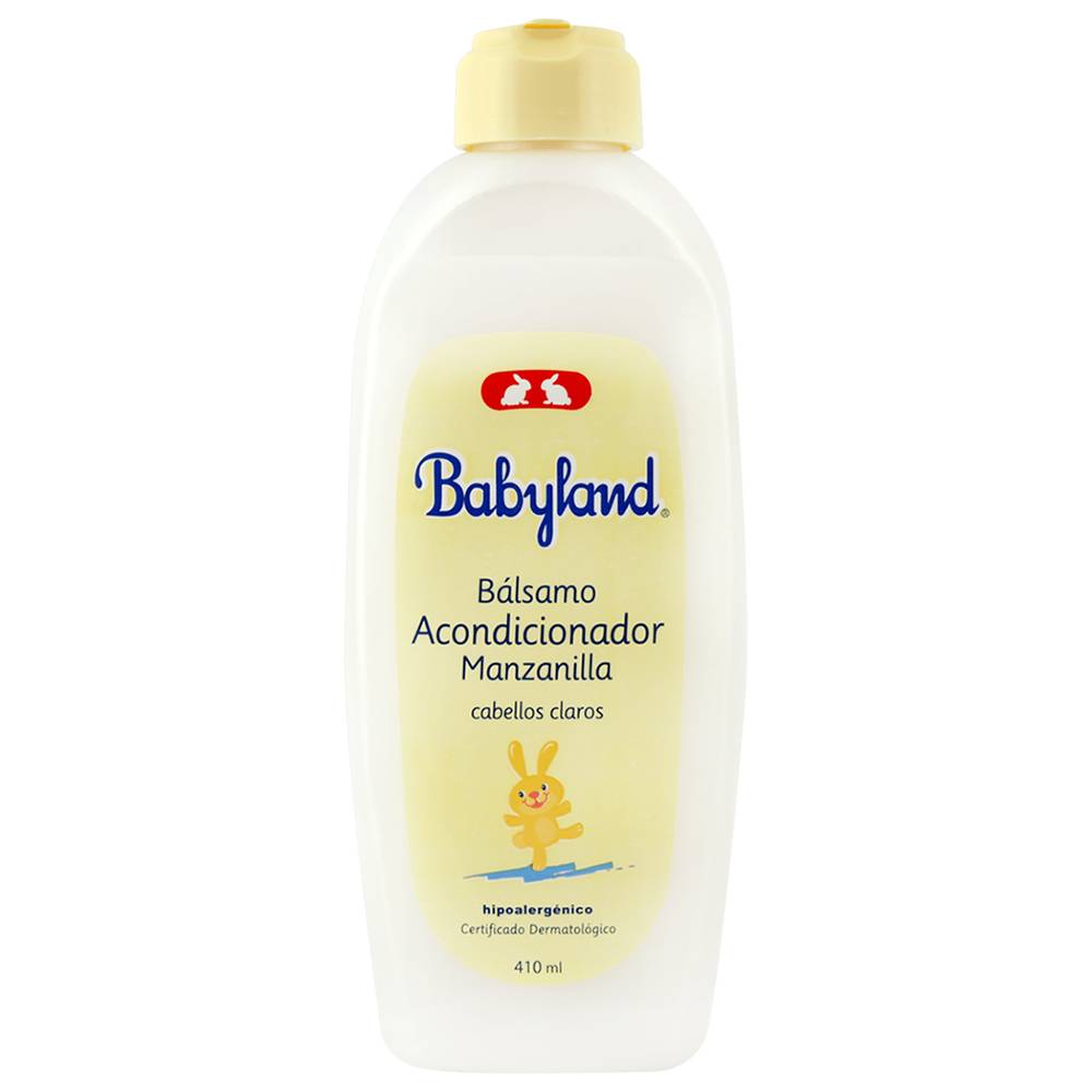 Babyland bálsamo acondicionador manzanilla para cabellos claros (410 ml)