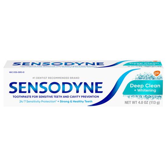 Sensodyne Deep Clean Sensitive Teeth Toothpaste (4 oz)