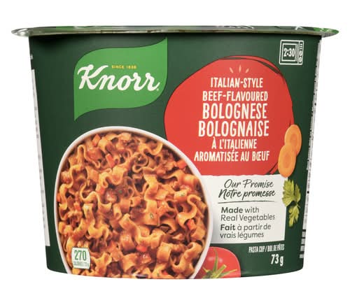 Knorr Italian-Style Bolognese Pasta Cup, Beef (73 g)