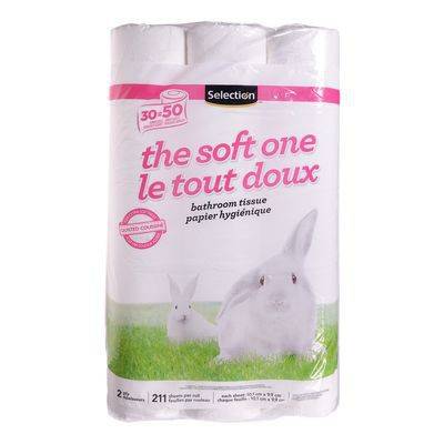 Selection tout doux 2 épaisseurs - soft bathroom tissue 2-ply (30 rolls)