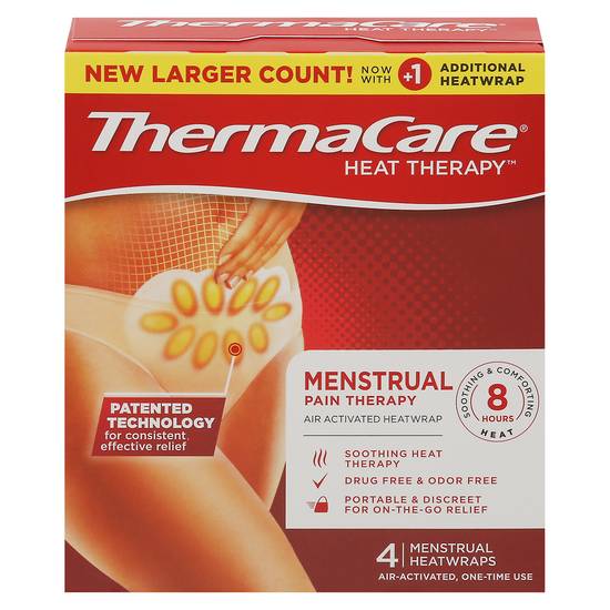 Thermacare Advanced Menstrual Pain Therapy, 4 ct