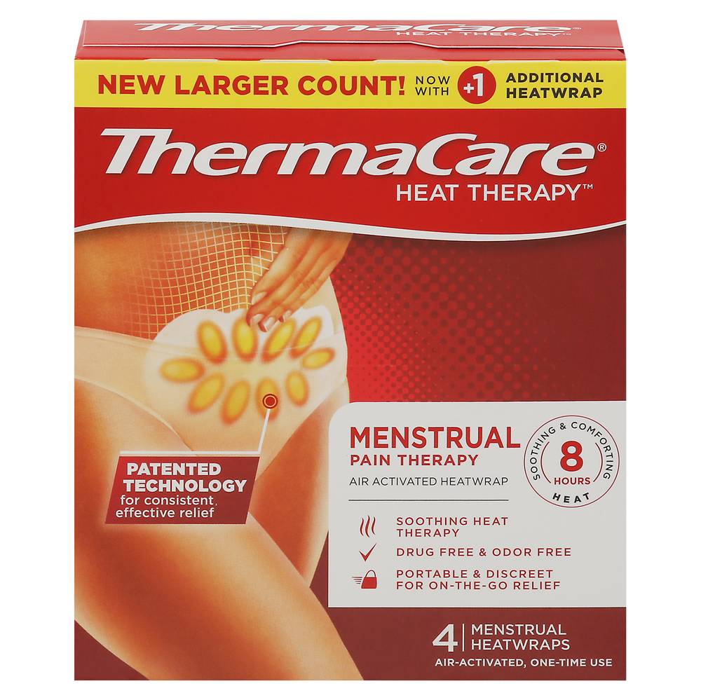 ThermaCare Menstrual Heat Menstrual Pain Therapy (4 ct)