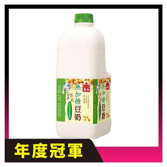 義美古早傳統豆奶-無加糖2000ml