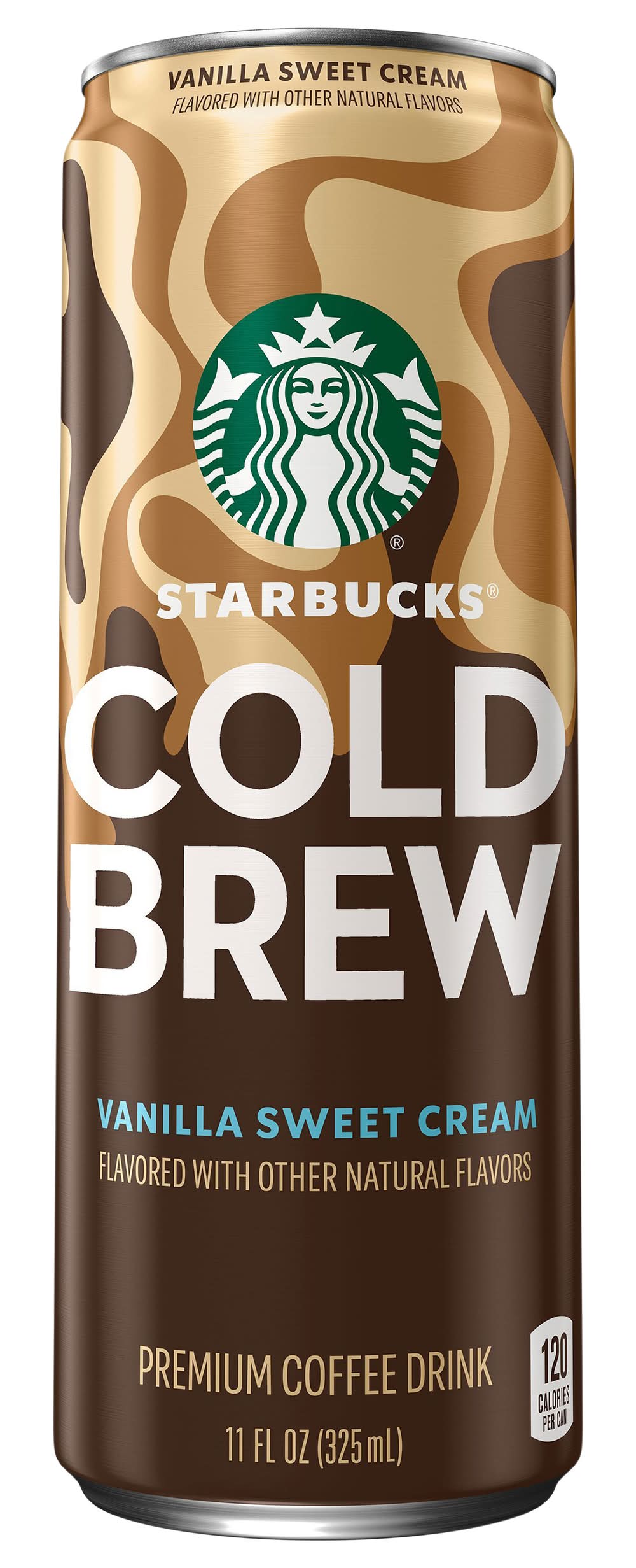 Starbucks Cold Brew Premium Coffee Drink, Vanilla Sweet Cream (11 fl oz)