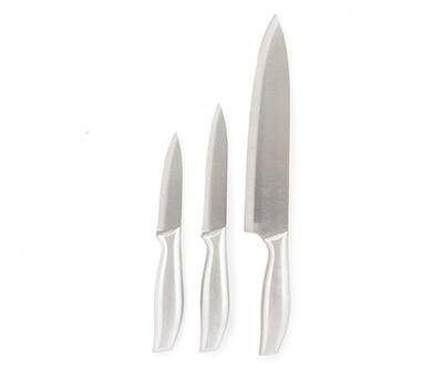 Real Living Stainless Steel Knife Set (3 ct)