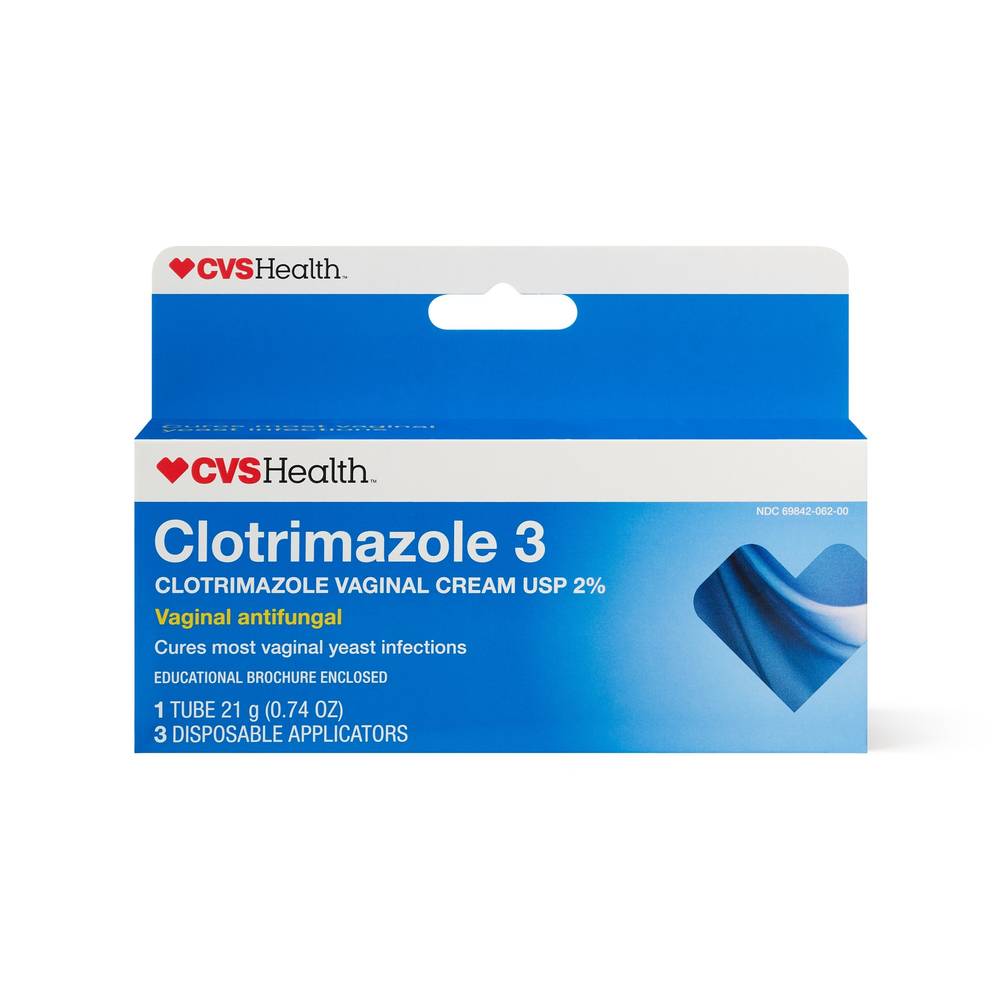 Cvs Health Clotrimazole 3 Vaginal Cream