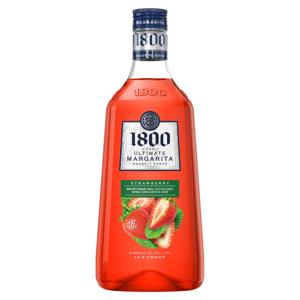 1800 Ultimate Strawberry Margarita Tequila (1.75 L)