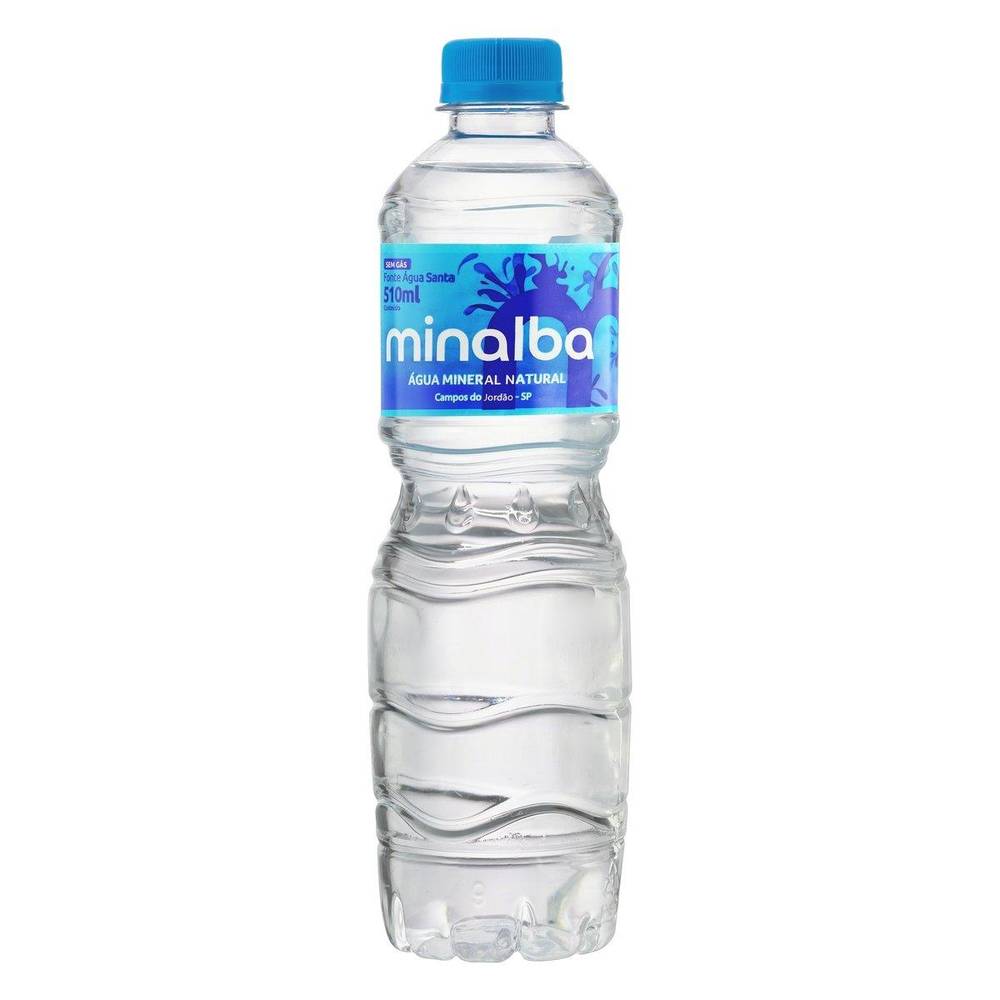 Minalba água mineral sem gás (510 ml)