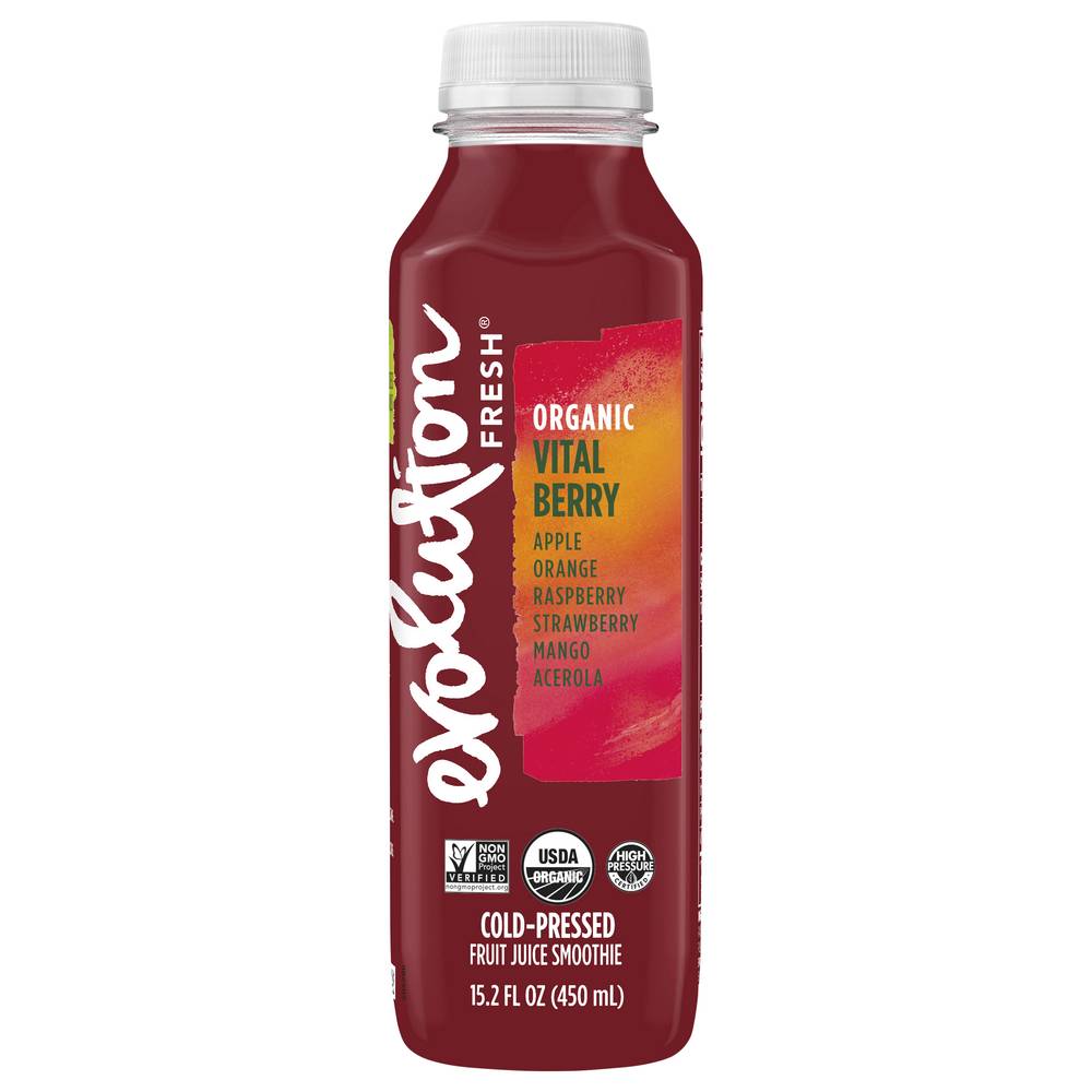 Evolution Fresh Organic Vital Fruit Juice Smoothie, Berry Fruit (15.2 fl oz)