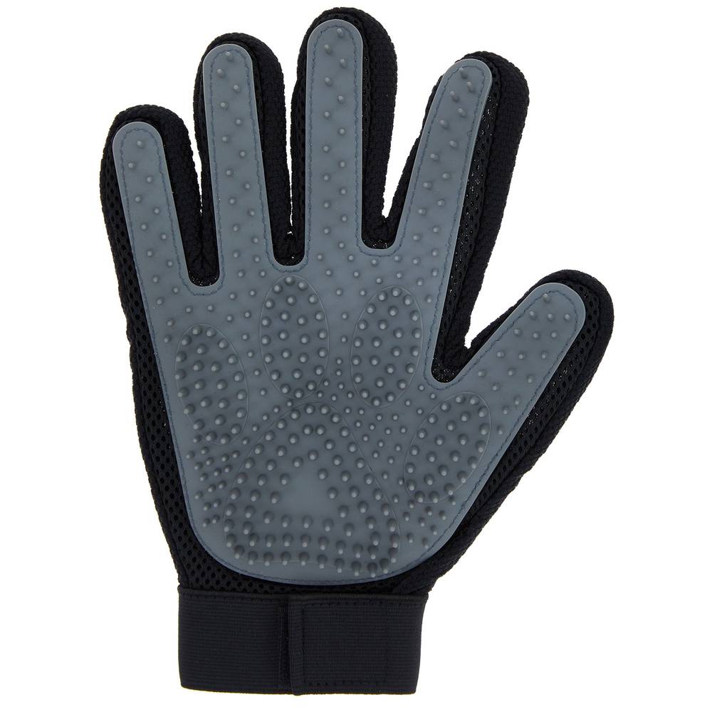 Petsmart Top Paw Hair Lengths De Shedding Dog Glove (black-grey)