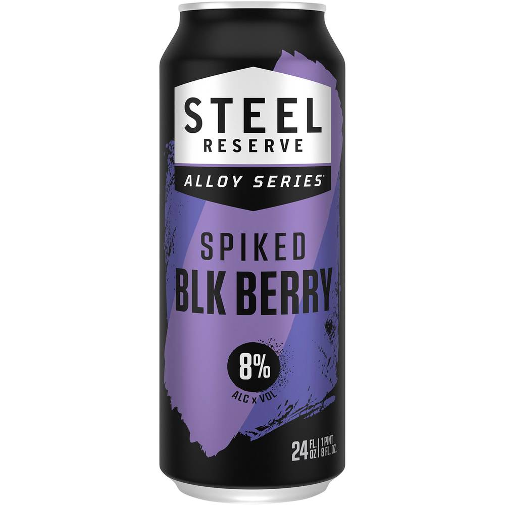 Steel Reserve Alloy Series Malt Beer, Blackberry (24 fl oz)