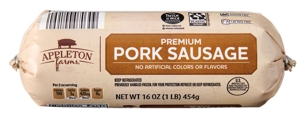Appleton Farms Premium Pork Sausage (16 oz)