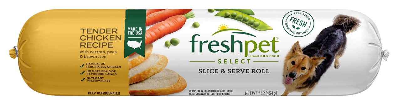 Freshpet Dog Food, Tender Chicken Recipe