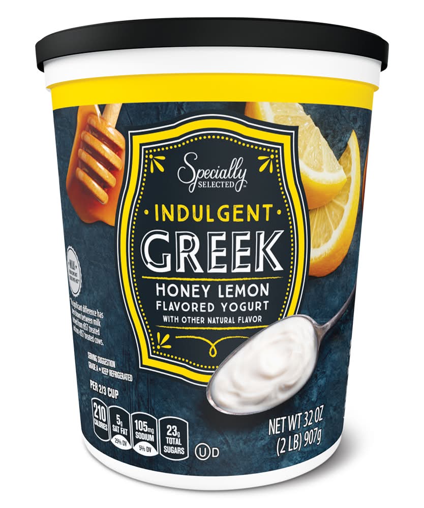 Specially Selected Indulgent Greek Yogurt, Honey Lemon (32 oz)