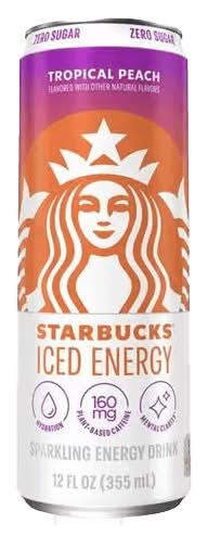 Starbucks Iced Tropical Peach 12oz