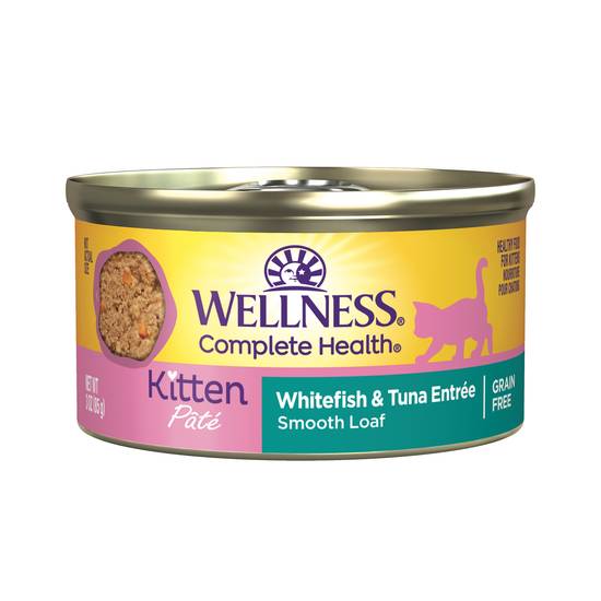 Wellness Complete Health Kitten Canned Wet Cat Food (whitefish & tuna)