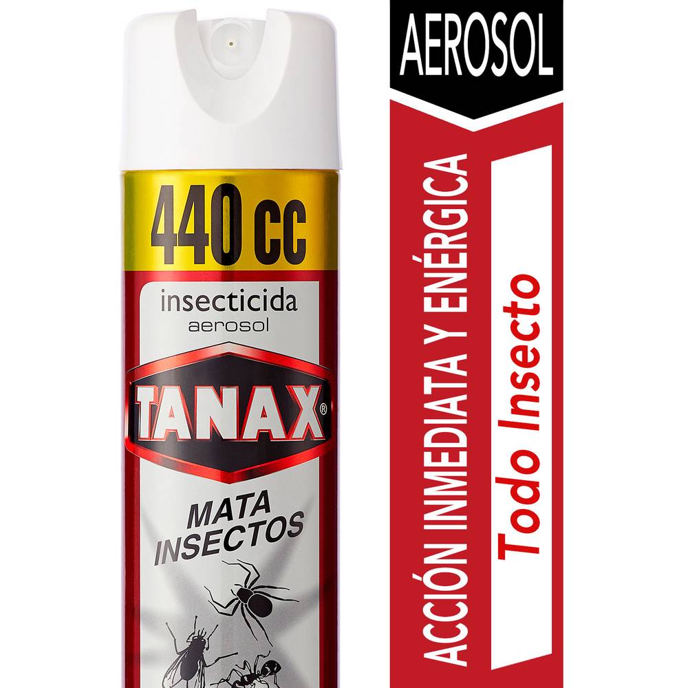 Tanax insecticida mata insectos fórmula superactiva (aerosol 440 ml)
