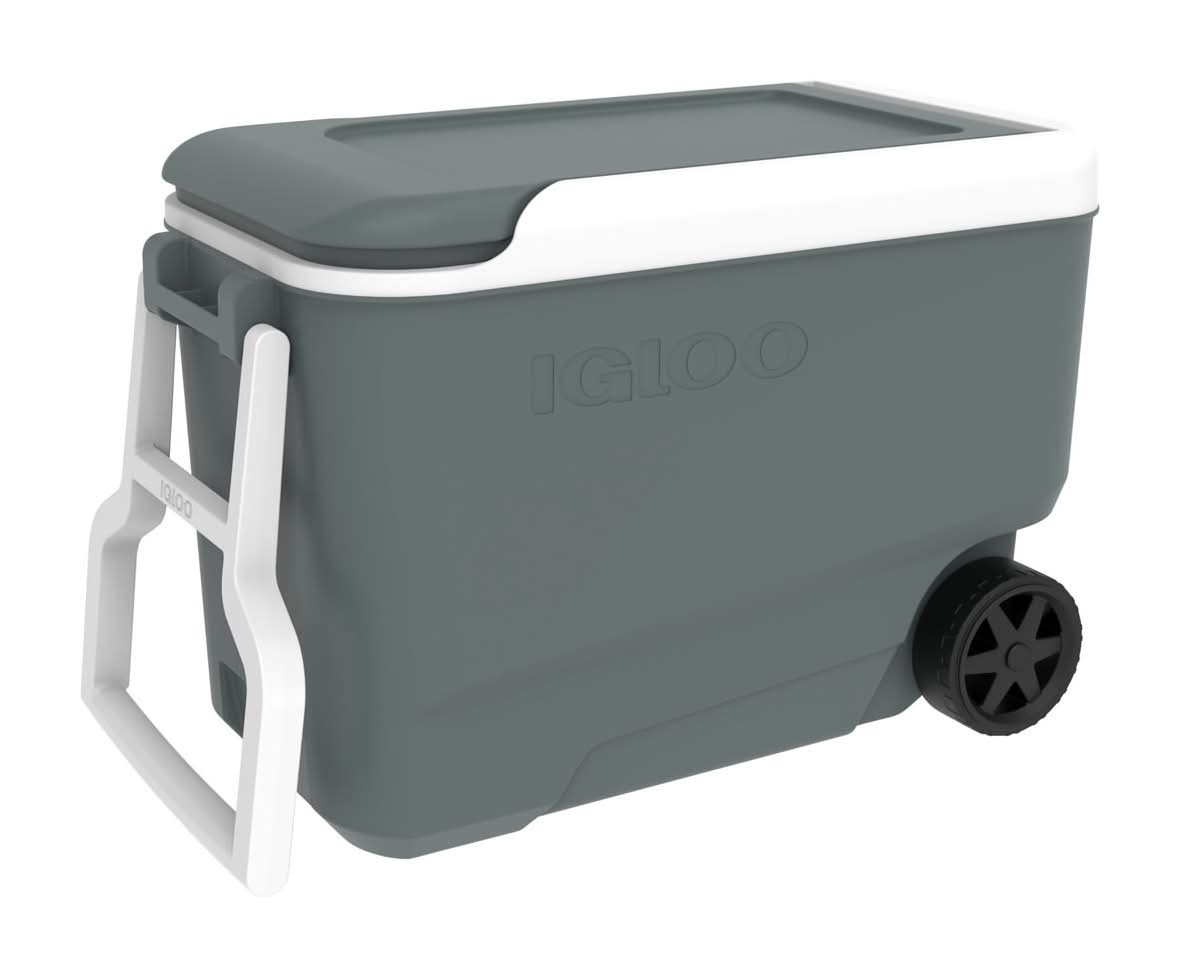 Igloo Wheelie Cooler 38 Qt Deep Slate