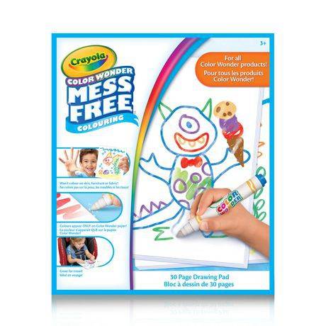 Crayola Mess Free Colouring Drawing Pad (use only with color wonder markers & paints)