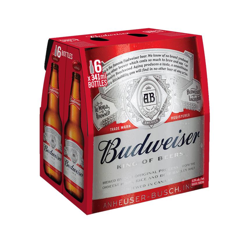 Budweiser  (6 Bottles, 341ml)