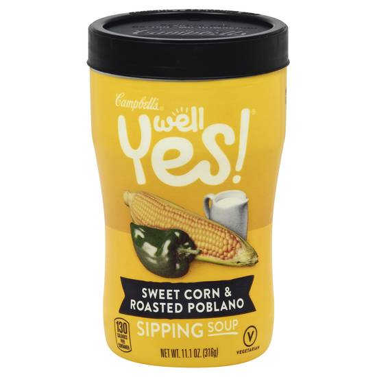 Campbell's Well Yes! Sweet Corn & Roasted Poblano Sipping Soup